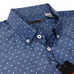 Maurio 2718253 S/S Shirt - blue